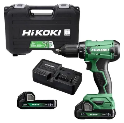 Image de Perceuse - Visseuse 18V 50Nm HIKOKI DS18DAWCZ 2x2.0Ah Li-ion avec coffret de transport