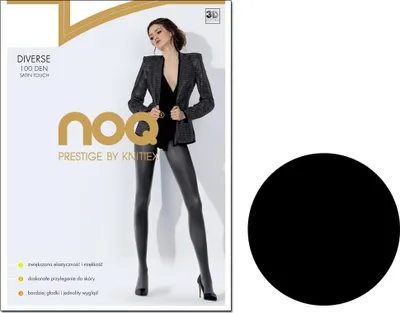 Produktbild von Glitzernde, blickdichte Strumpfhose 100 den 3 Nero
