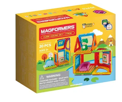Produktbild von Magformers Würfel Domek Żaby 20el