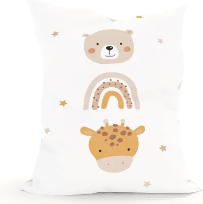 Produktbild von Green Bean® Kinder Sitzsack Little Friends 100x135cm mit 270 Liter hochwertiger EPS Perlen Füllung und waschbarem Motiv Wechsel-Bezug aus 100% Baumwoll
