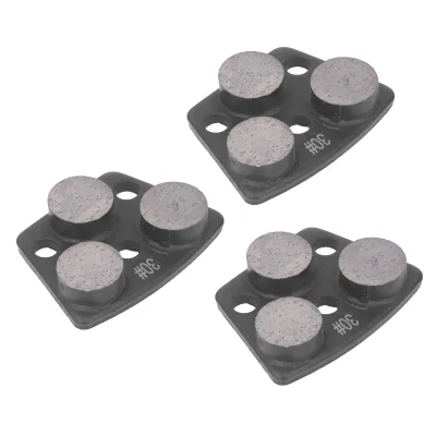 Obrázok produktu pre Diamantové brúsne topánky, trapézové diamantové brúsne topánky, topánky na rezanie betónových podláh, diamantové brúsne topánky na brúsky, diamantové brúsne topánky s 3 valcovými zubami, náterové kotúčové topánky