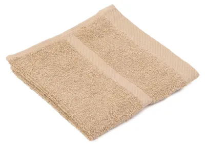 Productafbeelding van Gözze - Set van 4 wasdoeken, zacht en absorberend, 100% katoen, 30 x 30 cm - Cappuccino