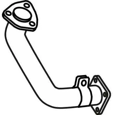 Produktbild von VEGAZ Abgasrohr Auspuffrohr für FORD Ranger (ET) Vorne MZR-165