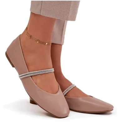 Produktbild von Damenturnschuhe Mit Glänzenden Riemen Dunkelbeige Ilirene 38