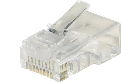 Produktbild von LINK LKPL86R, RJ45, Transparent, Männlich, Gerade, Polycarbonat (PC), Cat6