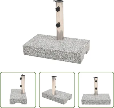Obrázek produktu pro The Living Store Stojan na slunečník Granite Rectangular 25 kg