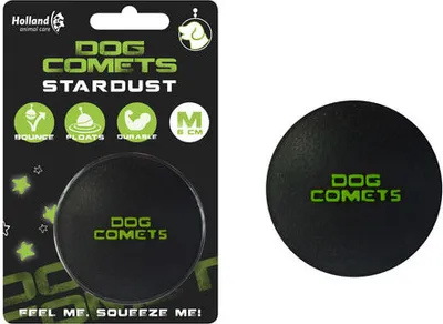 Zdjęcie produktu dla Piłka Dog Comets Stardust - czarna/zielona