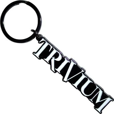 Obrázek produktu pro Trivium - Přívěsek na klíče s logem RO11792 (jedna velikost) (černá/bílá)