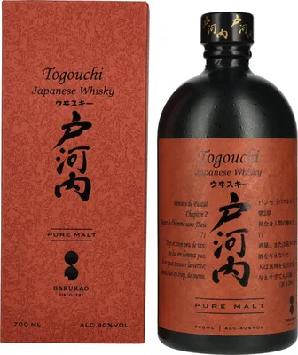 Image de Togouchi PURE MALT Japanese Whisky 40% Vol. 0,7l en boîte cadeau