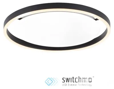 Obrázek produktu pro Stropní svítidlo LED, antracit, stmívatelné, D 39,3 cm