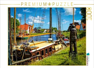 Produktbild von Calvendo Im Museumshafen Carolinensiel 1000 Teile Puzzle quer 640x480mm, Roder Peter; 7379135