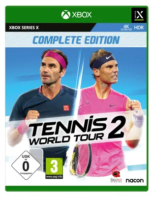 Produktbild von NACON Tennis World Tour 2, Xbox Series X, Multiplayer-Modus, E (Jeder)