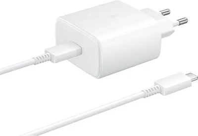 Produktbild von Samsung USB-C Schnellladegerät 45W mit USB-C Ladekabel 1m - Weiß