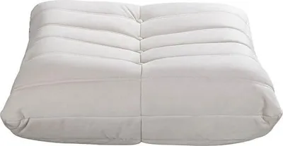 Obrázek produktu pro HOME DELUXE – Relaxační křeslo a podnožka CHILL | Barva: béžová Relaxační křeslo, židle, podnožka, křeslo, opěrka na nohy
