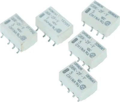 Produktbild von 5er Pack DC 5V SMD G6K-2F-Y-5VDC Signalrelais für Omron Relais