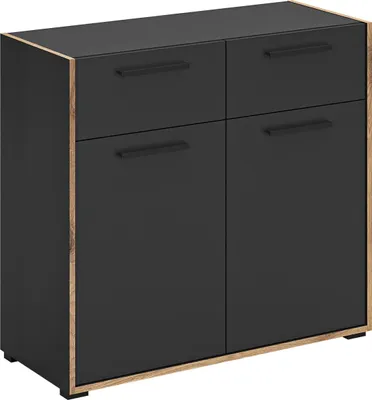 Produktbild von Kommode >Bueno< in Basalt - 95x86x37cm (BxHxT)