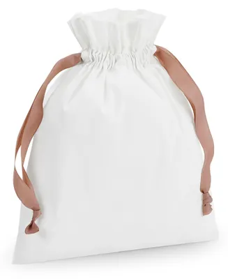 Immagine prodotto di Westford Mill - Borsa, cotone LT623 (49 cm x 62 cm) (Bianco morbido/oro rosa)