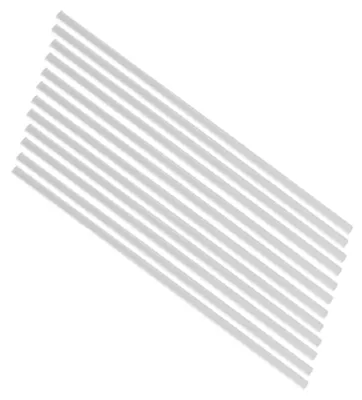 12 Acryl-Rundstäbe 10 mm x 30 cm transparent