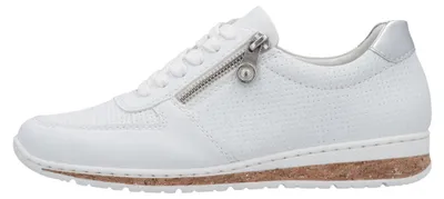 Imagen del producto de Zapatos deportivos para mujer Rieker, tipo cordones, color blanco, para uso casual