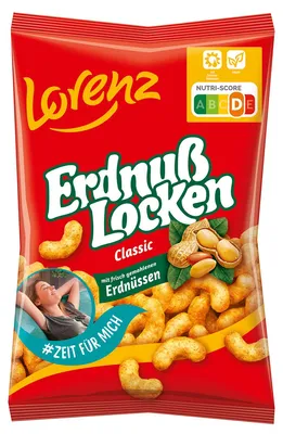 Obrázek produktu pro Lorenz Peanut Curls Classic Corn Snack s mletými arašídy 120g