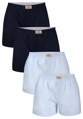 Produktbild von Fabio Farini - 4 Stück Herren Unterhosen - Männer Boxershorts bequeme, weite Passform aus Baumwolle