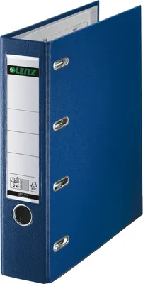 Produktbild von Leitz - Giro Bank Ordner Leitz A4 Dubbel 80mm PP BL | 1 Stück | 5 Stücke