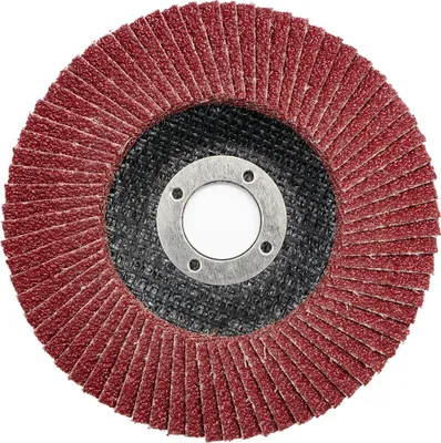 Image de Disque à lamelles Disques abrasifs pour meuleuses angulaires Disque à lamelles abrasif P40, P60, P80, P100, P120, Diamètre:125mm, Granulométrie:P40