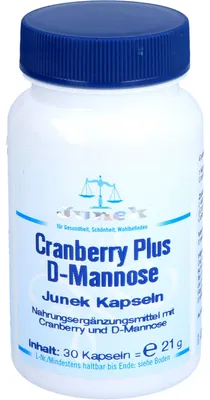 Zdjęcie produktu dla Bios Cranberry plus D-Mannose, kapsułki, 30 kapsułek