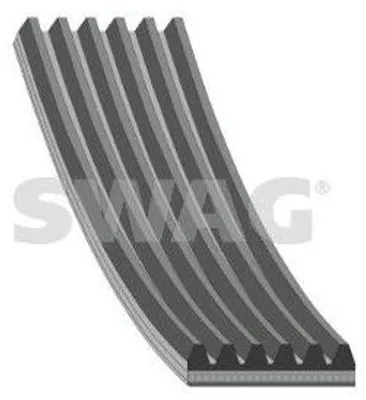 Produktbild von SWAG Keilrippenriemen 1237mm für OPEL Corsa D Schrägheck (S07) 33 10 3686