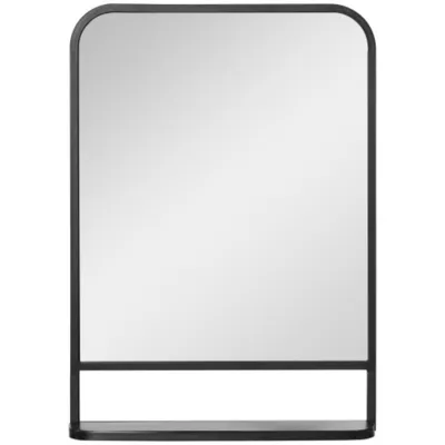 Produktbild von Wandspiegel mit Ablage, Modern Rechteckig für Wohnzimmer & Flur 70x50cm