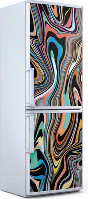 Produktbild von Magnete Dekorative - 60 cm x 180 cm - Küche Magnetmatte Kühlschrankmagnete - Farbig Mosaik Abstrakt