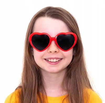 Produktbild von PartyPal Rote Herzbrille für Hochzeiten und Partys