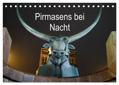 Produktbild von Pirmasens bei Nacht (Tischkalender 2027 DIN A5 quer), CALVENDO Monatskalender