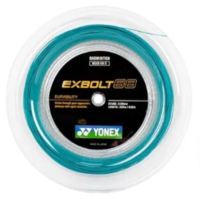 Immagine prodotto di YONEX EXBOLT 68, corda per badminton, 200 metri, colore turchese