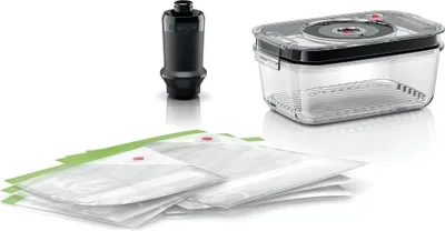 Produktbild von Bosch MSZV6FSG1, Box, Rechteckig, Transparent, Kunststoff, Tritan, -20 - 250 °C, 1,21 kg