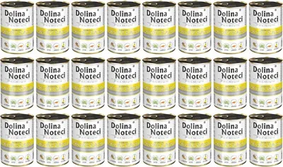 Produktbild von Dolina Noteci Premium Nassfutter für Hunde in Dosen mit Huhn Glutenfrei 24 x 400g