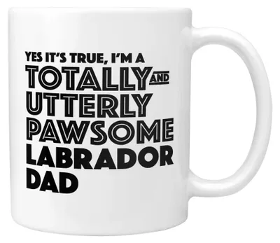 Labrador-Tasse, 325 ml, Keramik, lustiges Hundegeschenk