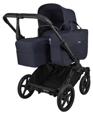 Produktbild von Bugaboo Kinderwagen - Donkey 6 Renew Mono Complete - Black/Deep Indigo | Bugaboo