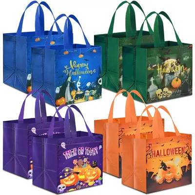 Immagine prodotto di Solidchoice - 8 sacchetti regalo a tema Halloween, ideali per dolcetti