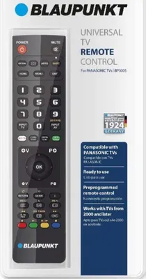 Image de Télécommande TV universelle pour Panasonic TV Blaupunkt BP3005