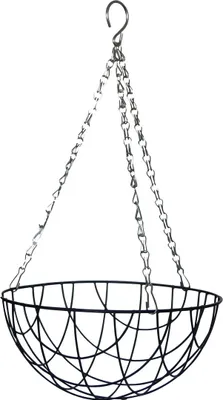 Immagine prodotto di Esschert Design Cestino da appendere Cestino in metallo Ø 25 cm con catena