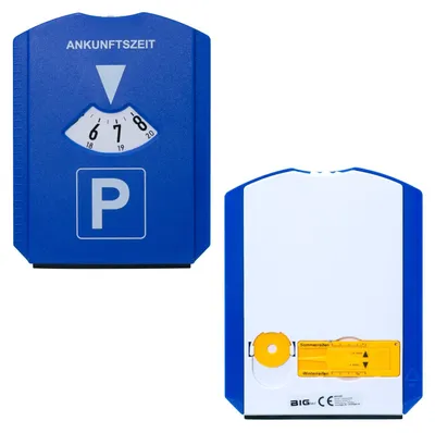 Productafbeelding van Parkeerschijf parkeerklok - 5-in-1 - Ijskrabber en bandenprofielmeter - Winkelwagenchip