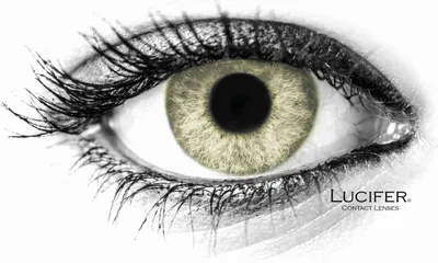 Image de Lucifer® Cloud Light Green lentilles de contact colorées - 2 pièces (1 paire), sans ordonnance