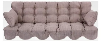 Produktbild von Hollywoodschaukel Auflage 180x50 Polsterauflage Sitzkissen Rückenkissen mit zwei Seitkissen