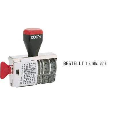Produktbild von COLOP Datumstempel mit Text 04000/WD