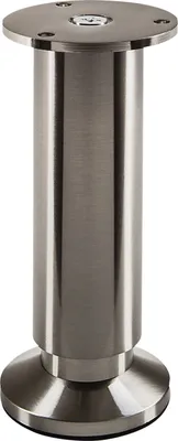 Produktbild von Möbelfuß Alpha 150 mm Edelstahloptik gebürstet