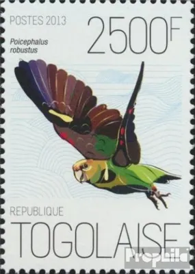 Produktbild von Briefmarken Togo 2013 Mi 5201 (kompl. Ausgabe) postfrisch Papageien