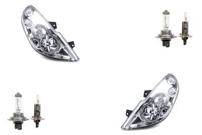 Produktbild von Scheinwerfer passend für Opel Movano B 10- H7 mit H7 H1 Set Links Rechts 260109430R 4419530 260102489R 93197627 95523995 95528993 26060 Johns