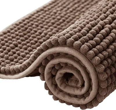 Productafbeelding van Famanu badmat, antislip en absorberend - 40 x 60 cm, bruin