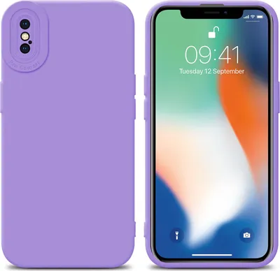 Produktbild von Cadorabo Hülle für Apple iPhone XS MAX Schutz Hülle in Lila TPU Silikon Etui Case Handyhülle